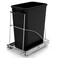 Tanamu Pull Out Trash Can Under CabinetUnder Sink Slide Out Garbage for KitchenRequires 13 W X 18 D Minimum CabinetsNot Included CanChrome Adjustable for 710 Gal Can
