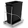 Tanamu Pull Out Trash Can Under CabinetUnder Sink Slide Out Garbage for KitchenRequires 13 W X 18 D Minimum CabinetsNot Included CanChrome Adjustable for 710 Gal Can