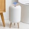URALFA Motion Sensor Trash Can with Lid 3 Gallon 11 L Automatic Bathroom Trash Can Touchless Trash Bin Smart Plastic Garbage Can with Removable Legs for Bathroom Bedroom Kitchen Office White