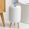 URALFA Motion Sensor Trash Can with Lid 3 Gallon 11 L Automatic Bathroom Trash Can Touchless Trash Bin Smart Plastic Garbage Can with Removable Legs for Bathroom Bedroom Kitchen Office White