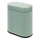 ELPHECO Bathroom Trash Can with Automatic Lid 2 Gallon Sensor Trash Bin Smart Garbage Can IPX5 Waterproof Slim Trash Bin Motion Sensor Wastebasket for Office Kitchen Sage Green Gold