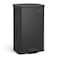 SONGMICS Kitchen Trash Can 105 Gallon 40 L Garbage Can Large Step Trash Bin with Lid Stainless Steel Soft Close 15 Trash Bags Included Black ULTB540B40