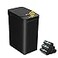 LJIACLEA Black Bathroom Trash Can 26 Gallon Motion Sensor Trash Cans Automatic Touchless Garbage Bin Small Smart Trash Can for BathroomKitchen Toilet Bedroom RV