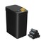 LJIACLEA Black Bathroom Trash Can 26 Gallon Motion Sensor Trash Cans Automatic Touchless Garbage Bin Small Smart Trash Can for BathroomKitchen Toilet Bedroom RV