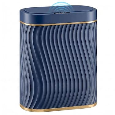 Ogikey Bathroom Small Trash Can with Automatic Touchless Lid 26 Gallon Smart Garbage Can Narrow Waterproof Trash Bin for Bedroom Office Living Room