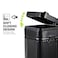 mingol Bathroom Trash Can with Lid Small Garbage Bin for Home Bedroom Retro Step Wastebasket with Soft Close Vintage Metal Office Trash Can 5 Liter 13 Gallon Glossy Black