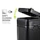 mingol Bathroom Trash Can with Lid Small Garbage Bin for Home Bedroom Retro Step Wastebasket with Soft Close Vintage Metal Office Trash Can 5 Liter 13 Gallon Glossy Black
