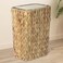 Trongee Boho Trash Can with Lid for Bathroom26 Gallon Small Rattan Garbage Can with Press Top LidWoven Wastebasket and Hamper 2 in 1 Wicker Trash Basket for BathroomKitchenLiving RoomBedroom