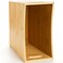 TOPZEA Bamboo Waste Basket Rectangular Narrow Trash Can with Handle Wastebasket Waste Bin Garbage Can for Bathroom Bedroom Office and Home 105 x 57 x 1025