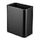 TIPGO Small Metal Trash Can 21 Gallon Slim Trash Can for Bathroom Wastebasket Garbage Bin for Bedroom Office Kitchen Under Sink Matte Black