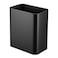 TIPGO Small Metal Trash Can 21 Gallon Slim Trash Can for Bathroom Wastebasket Garbage Bin for Bedroom Office Kitchen Under Sink Matte Black