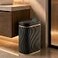 steo spce Automatic Motion Sensor Bathroom Small Trash Can with Lid 26 Gallon Black Touchless Slim Garbage Can Smart Waterproof Trash Bin for Bedroom Restroom Living Room Office