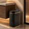 steo spce Automatic Motion Sensor Bathroom Small Trash Can with Lid 26 Gallon Black Touchless Slim Garbage Can Smart Waterproof Trash Bin for Bedroom Restroom Living Room Office
