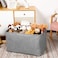 DULLEMELO Extra Large Grey Basket for Organizing Collapsible Fabric Storage Basket with Handles 70L Oversized Storage Bin Large Closet Toys Blanket Organizer for Living Room Laundry Nursery