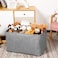 DULLEMELO Extra Large Grey Basket for Organizing Collapsible Fabric Storage Basket with Handles 70L Oversized Storage Bin Large Closet Toys Blanket Organizer for Living Room Laundry Nursery