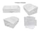 UNAMAX 3 Packs Closet Storage Bins Trapezoid Large Storage Box Foldable Fabric Baskets for Organizing Clothes Baby Toiletry Toys Towel DVD Book Grey 20 x 112 x 83 inches