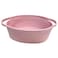 GiftExpress Pink Woven Easter Basket 13 x 8 x 5 Cotton Rope Organizing Baskets for Baby Items or Cat Dog Toys Cute Soft Gift Storage Bin w Handles
