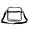 K-Cliffs KCliffs Heavy Duty Clear Tote Deluxe See Through Messenger Work Bag Durable Transparent PVC Lunch Bag