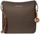 Michael Kors Jet Set Large Messenger Bag GoldTone HardwareBrown