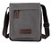 Sechunk Small Vintage Canvas Messenger Cross body bag Shoulder bag Grey small