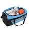 Trail maker 40 Liter 22 Inch Reflective Duffle Bag with Shoulder Strap for Men Women Travel Gym Bag Light Blue
