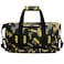 OtRainbow BATMAN Travel Duffle Bag with Bold Yellow and Black Camouflage Pattern Spacious Interior for All Essentials Adjustable Shoulder Strap Reinforced HandlesStylish Design for Every Traveler