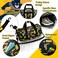 OtRainbow BATMAN Travel Duffle Bag with Bold Yellow and Black Camouflage Pattern Spacious Interior for All Essentials Adjustable Shoulder Strap Reinforced HandlesStylish Design for Every Traveler