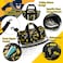 OtRainbow BATMAN Travel Duffle Bag with Bold Yellow and Black Camouflage Pattern Spacious Interior for All Essentials Adjustable Shoulder Strap Reinforced HandlesStylish Design for Every Traveler