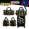 OtRainbow BATMAN Travel Duffle Bag with Bold Yellow and Black Camouflage Pattern Spacious Interior for All Essentials Adjustable Shoulder Strap Reinforced HandlesStylish Design for Every Traveler