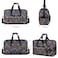 F.FETIVIN FFETIVIN Weekender Bag Carry On Travel Duffle Medium Overnight Bag for Women Wavy Stripes
