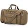 Gonex Canvas Duffle Bag for Travel 50L Duffel Overnight Weekend BagCoffee