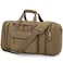 Gonex Canvas Duffle Bag for Travel 50L Duffel Overnight Weekend BagCoffee