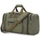 Gonex Canvas Duffle Bag for Travel 60L Duffel Overnight Weekender Bag Army Green