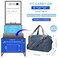 lifwimner Foldable Carry on Luggage Bag 22x14x9 Personal Item Bag for Airplanes Travel Duffel Bag for Women and Men 40L Navy