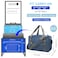 lifwimner Foldable Carry on Luggage Bag 22x14x9 Personal Item Bag for Airplanes Travel Duffel Bag for Women and Men 40L Navy
