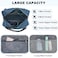 lifwimner Foldable Carry on Luggage Bag 22x14x9 Personal Item Bag for Airplanes Travel Duffel Bag for Women and Men 40L Navy