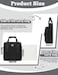 Muzale Starlink Mini Case Portable Star link Bag with Shoulder Straps Handle Travel Carry Bag with Cotton Liner for Accessories Black