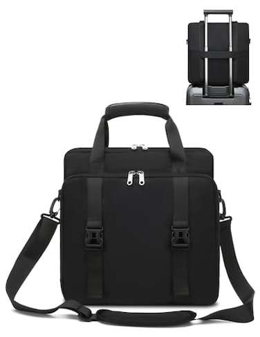 Muzale Starlink Mini Case Portable Star link Bag with Shoulder Straps Handle Travel Carry Bag with Cotton Liner for Accessories Black