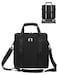 Muzale Starlink Mini Case Portable Star link Bag with Shoulder Straps Handle Travel Carry Bag with Cotton Liner for Accessories Black