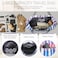 VOOWO Rolling Duffel Bag Foldable Expandable Duffle With Wheels for Travel Luggage Carry On Large Backpack Weekend Bag for Men Women Rainbow