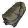 Vrtisa 110L Expandable to 140L 32 Foldable Oxford SoftSided Rolling Duffle Bag with 2 HeavyDuty Wheels2 Large CompartmentsAdjustable Shoulder Strap and Attached Organizer PouchGreen