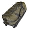 Vrtisa 110L Expandable to 140L 32 Foldable Oxford SoftSided Rolling Duffle Bag with 2 HeavyDuty Wheels2 Large CompartmentsAdjustable Shoulder Strap and Attached Organizer PouchGreen