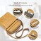 COSCOOA Leather Shoulder Bag for Men Crossbody Messenger Briefcase Satchel Travel Bag