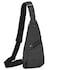 Seoky Rop Slim Sling Bag Small Ultra Thin Water Resistance Crossbody Chest Shoulder Backpack Personal Pocket Bag Dark Grey