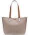 Calvin Klein Audrey EastWest Tote AlmondTaupeCaramel One Size
