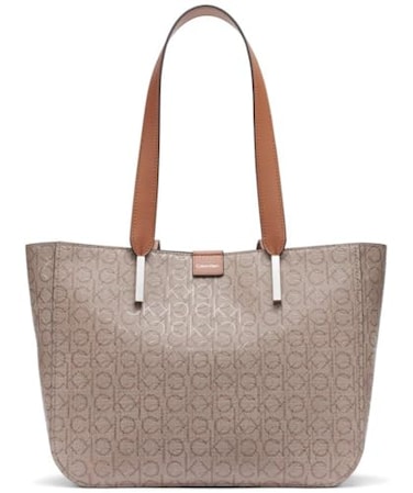 Calvin Klein Audrey EastWest Tote AlmondTaupeCaramel One Size
