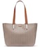 Calvin Klein Audrey EastWest Tote AlmondTaupeCaramel One Size