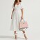 Dasein Women Handbags Top Handle Satchel Purse Shoulder Bag Hobo Bag Work Bag Set 2pcs 04 Simple Color Pink New