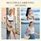 Herald Straw Crossbody Bag for Women Beach Woven Hobo Handbag Summer Chic Crescent Shoulder Purses with Adjustable Strap Brown