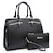 Dasein Women Handbag Wallet Tote Shoulder Hobo Bag Top Handle Satchel Purse Set 2pcs with 3 Compartments